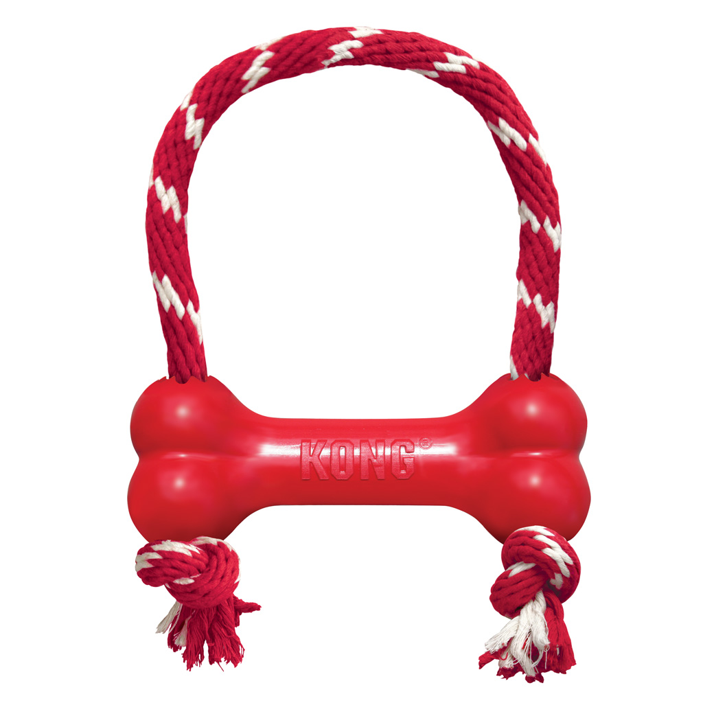 KONG Goodie Bone met touw