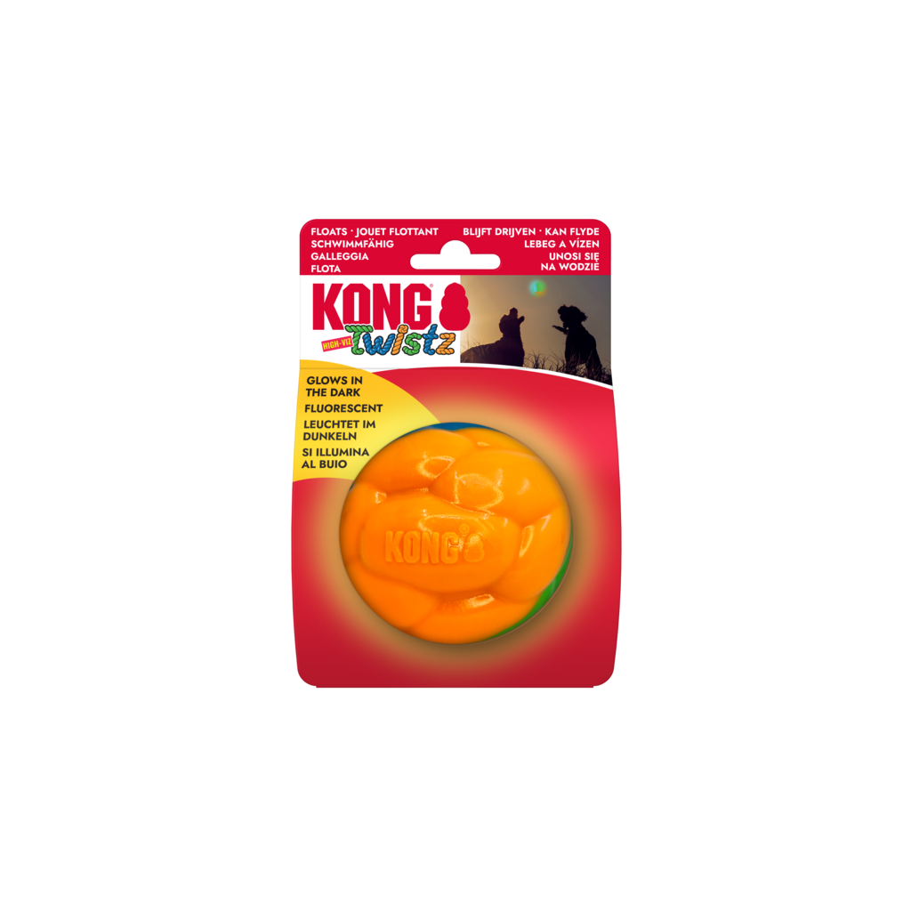 KONG Twistz High-Viz Ball