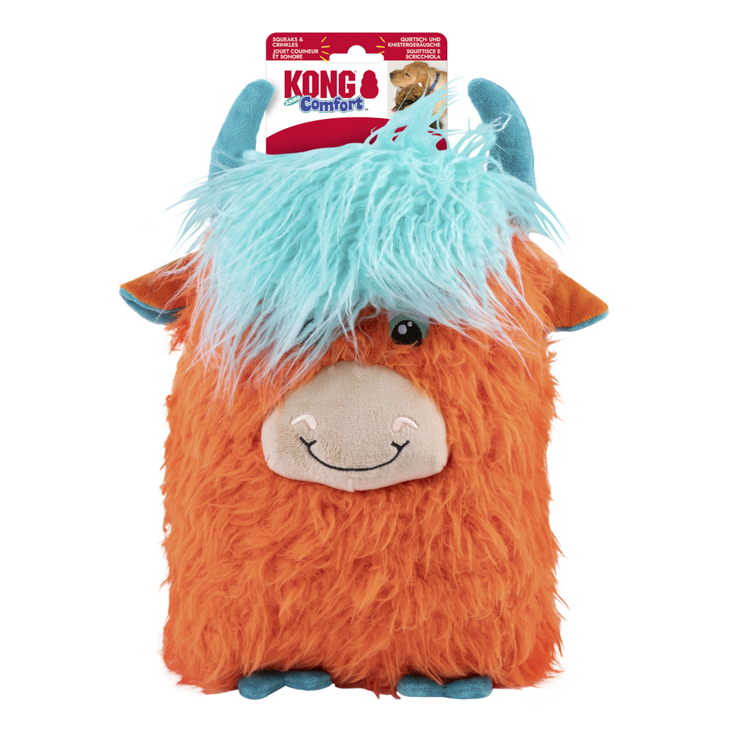 KONG Comfort Jumbo Highland Cow Assorted XL