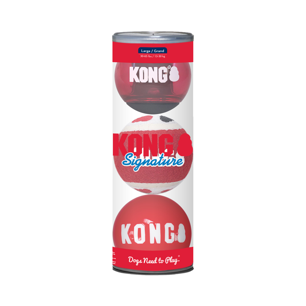 KONG Signature Balls 3-Pack