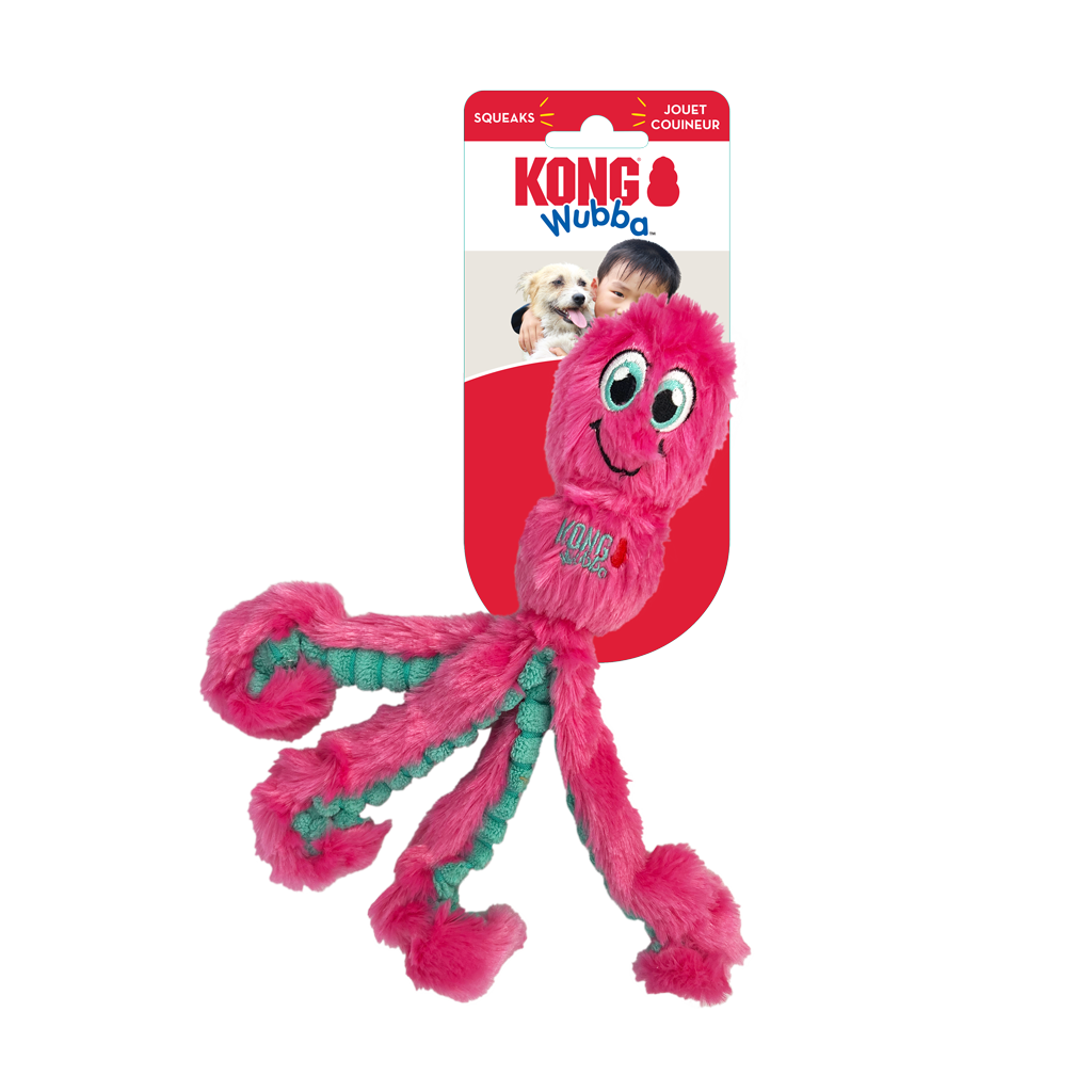 KONG Wubba Octopus Assorti