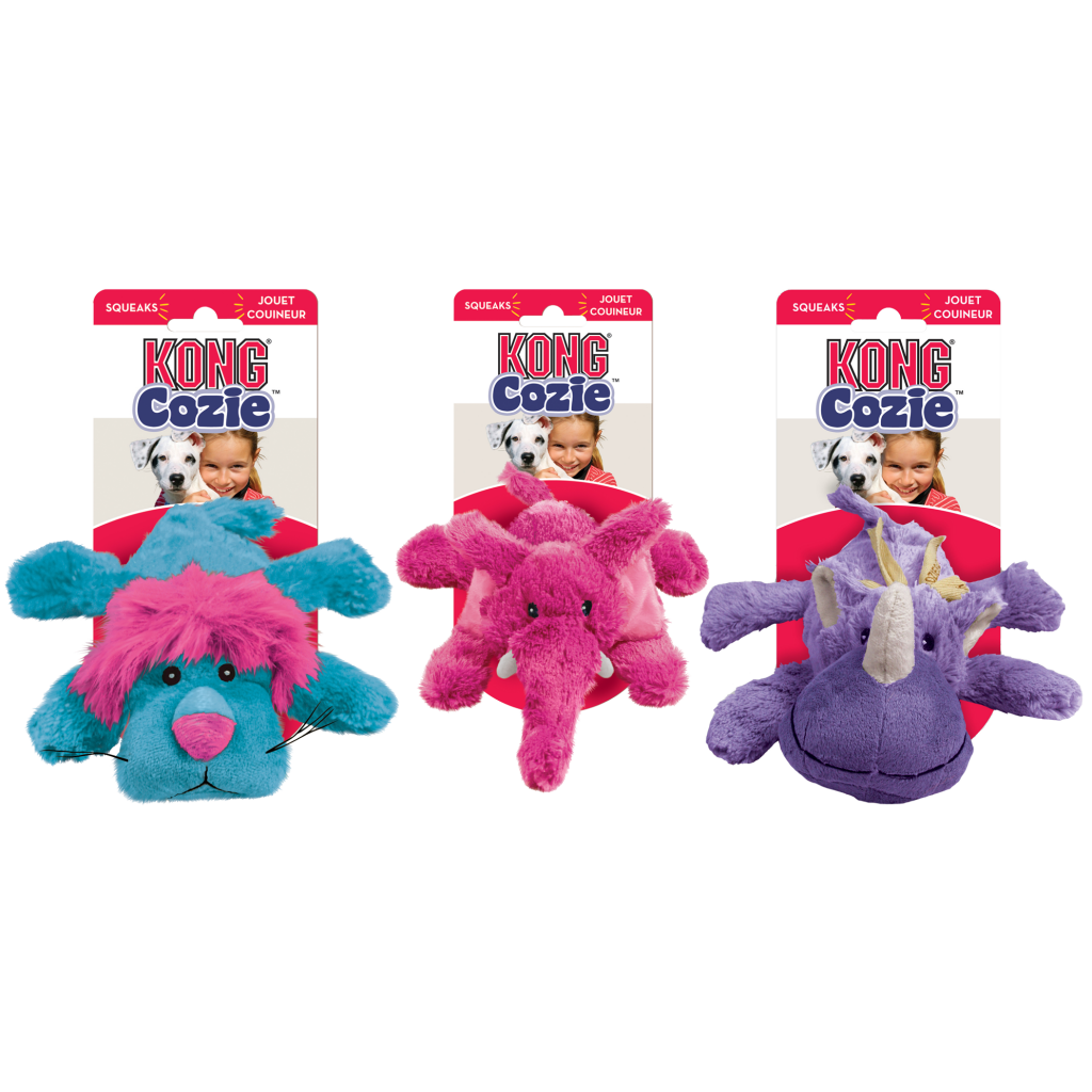 KONG Cozie Assorted Brights