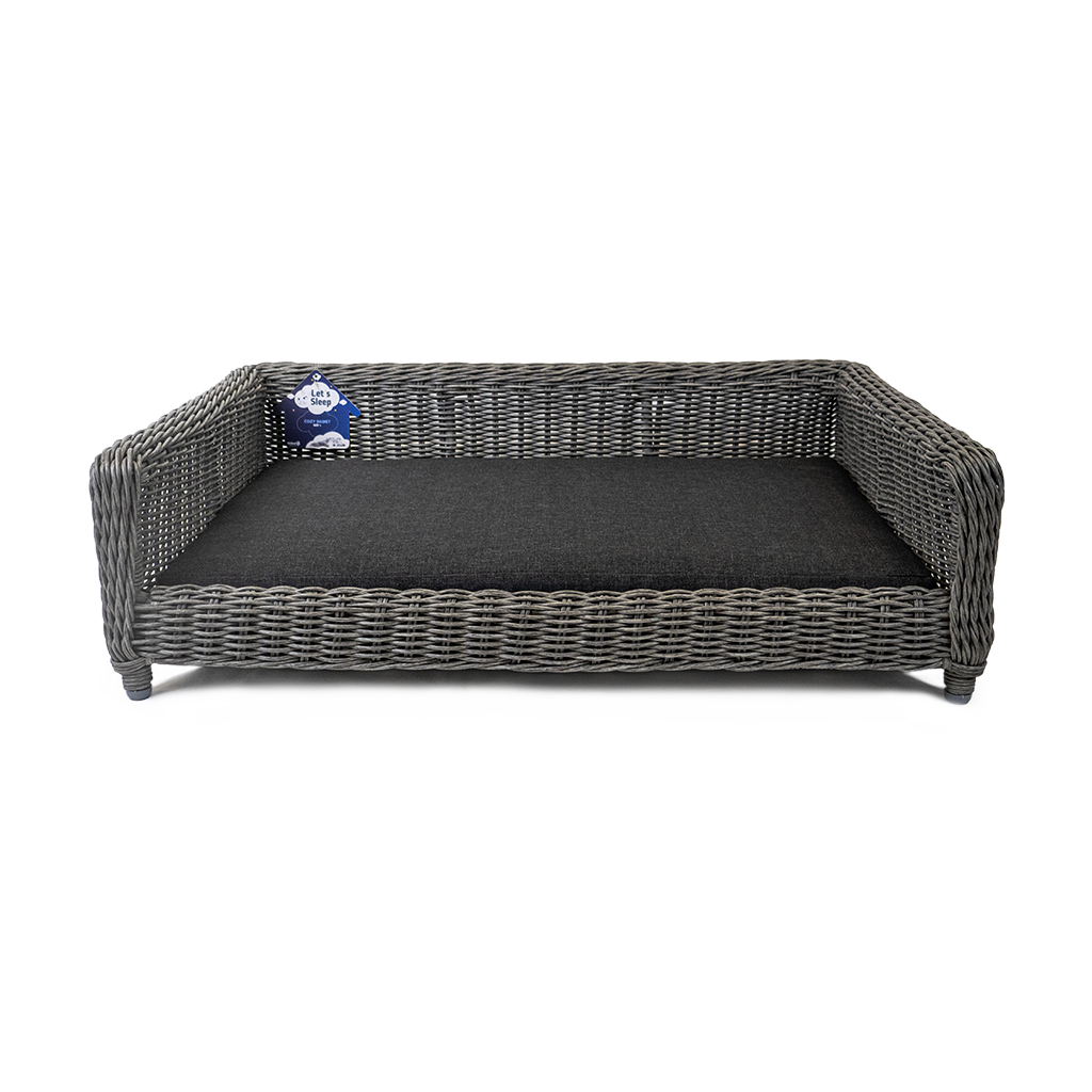 Let's Sleep Cozy Basket Rieten Hondenmand