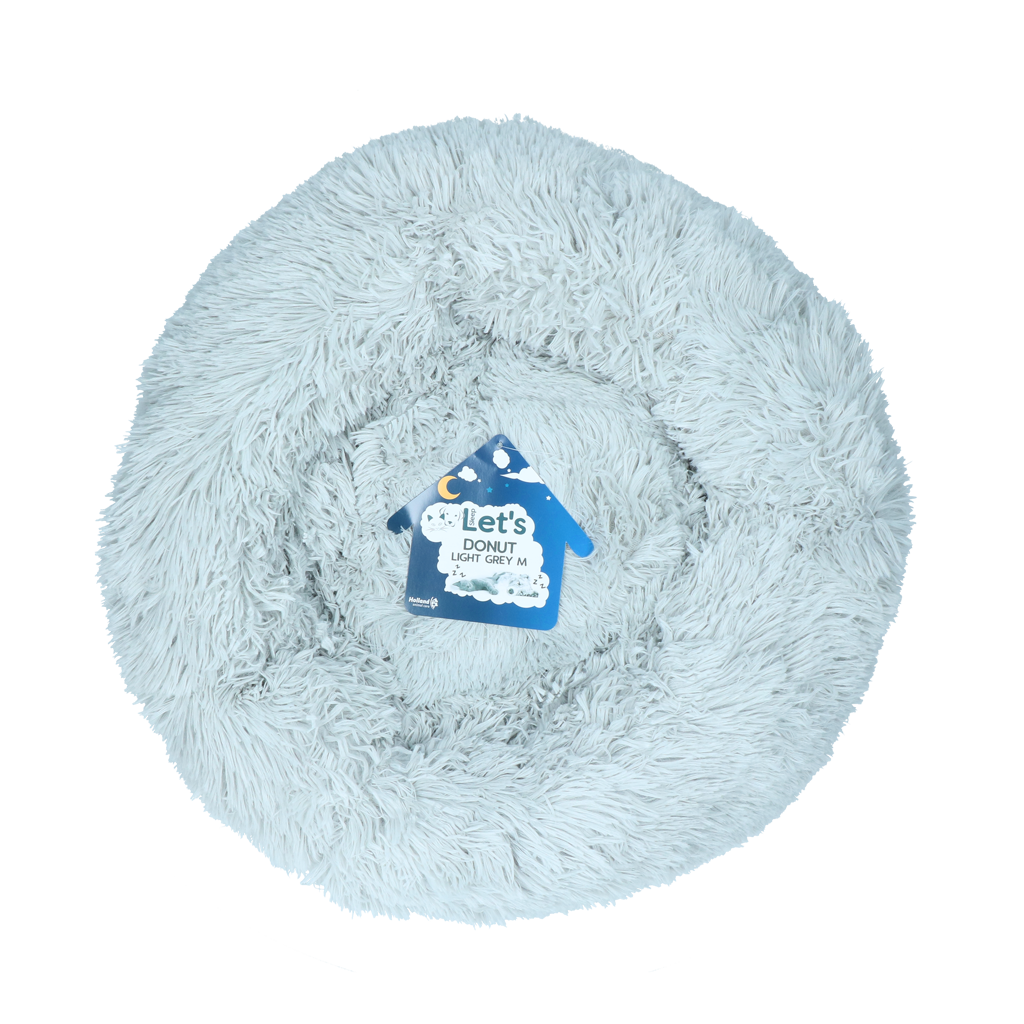 Let's Sleep Donut Lichtgrijs