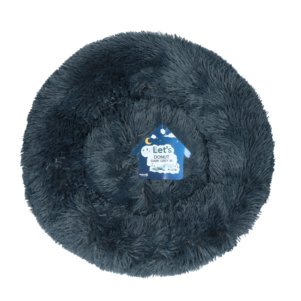 Let's Sleep Donut Donkergrijs