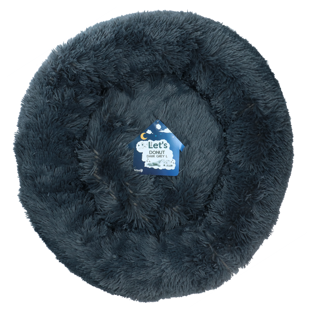 Let's Sleep Donut Donkergrijs