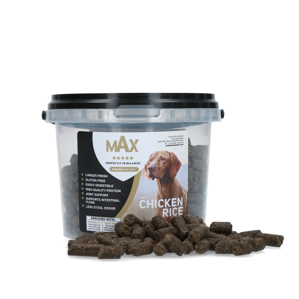 Max Adult Geperste Brokken Kip & Rijst
