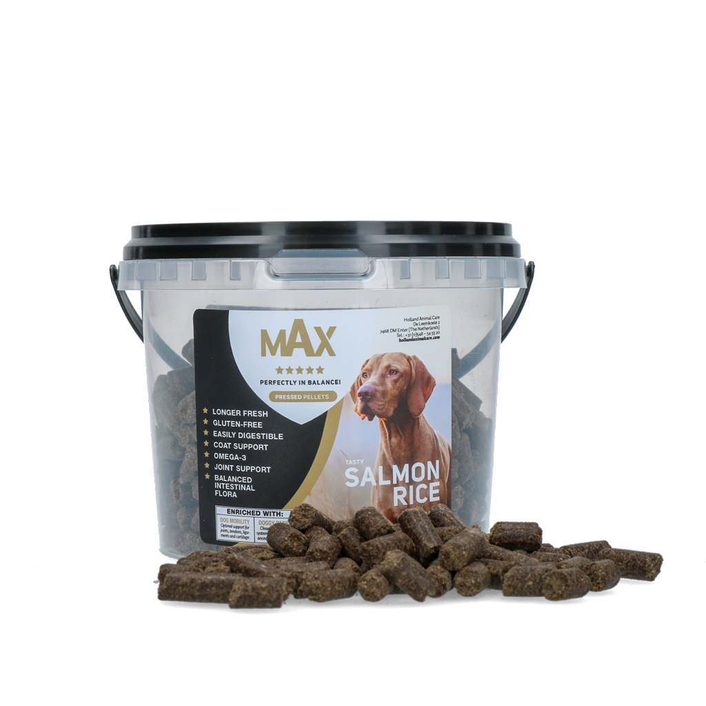 Max Adult Geperste Brokken Zalm & Rijst