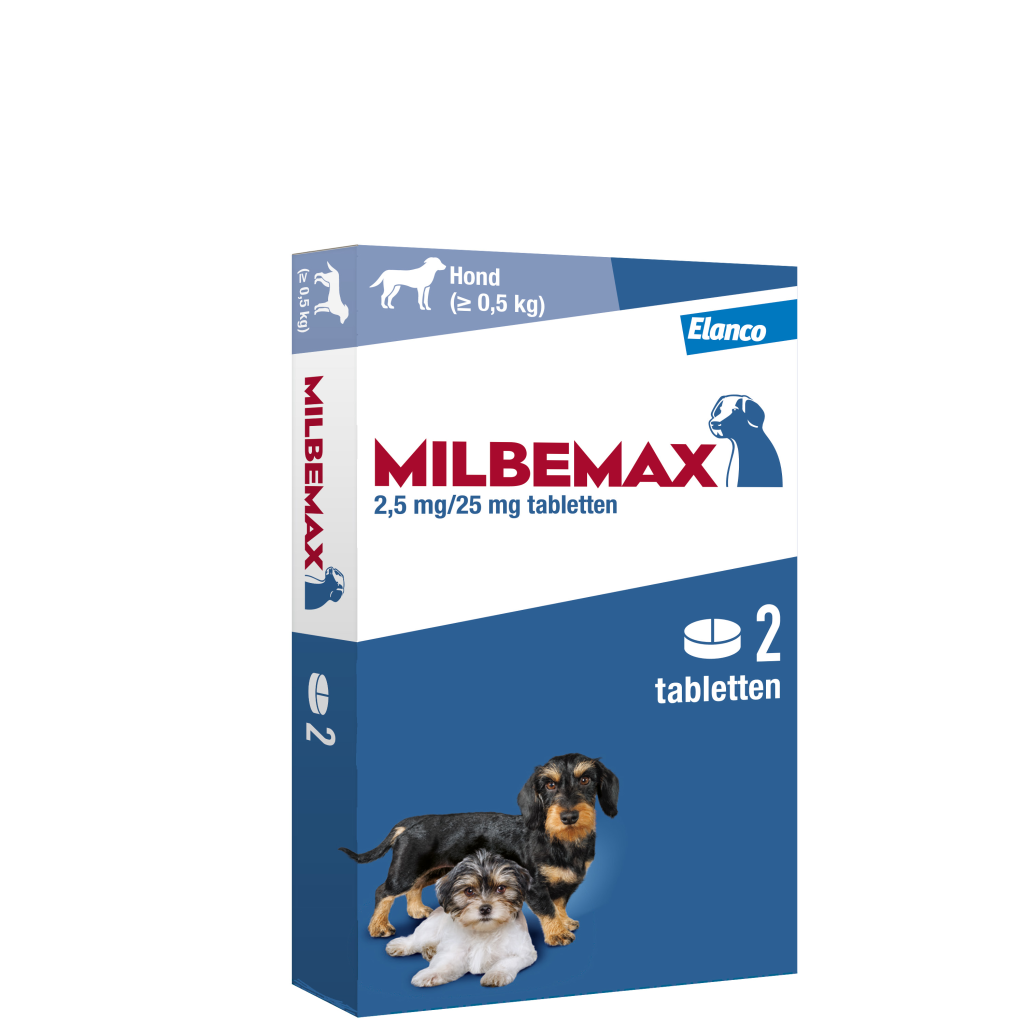 Milbemax Tabletten Puppy/Kleine hond <5kg