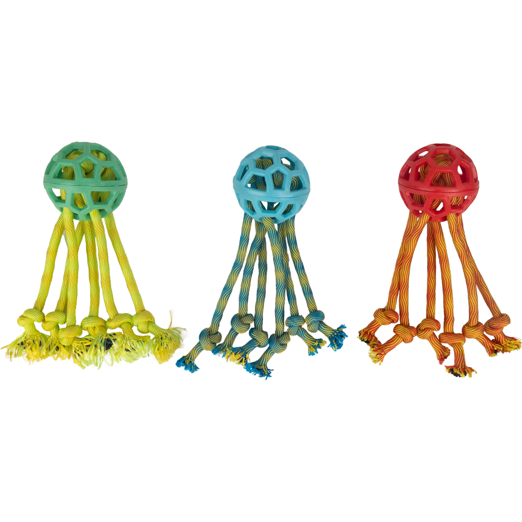 Pawise Play-N-Tug Rope Octopus