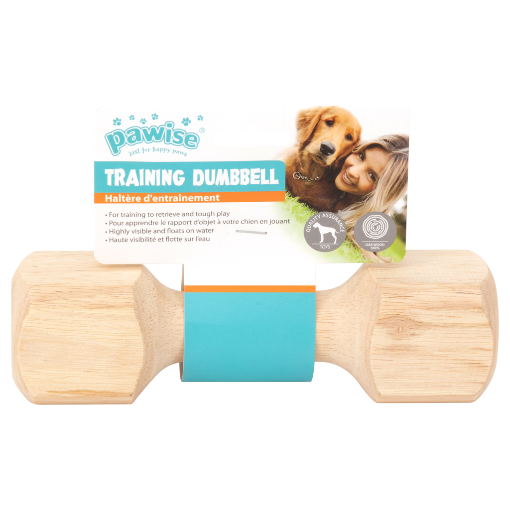 Pawise Wooden retrieving dumbbell