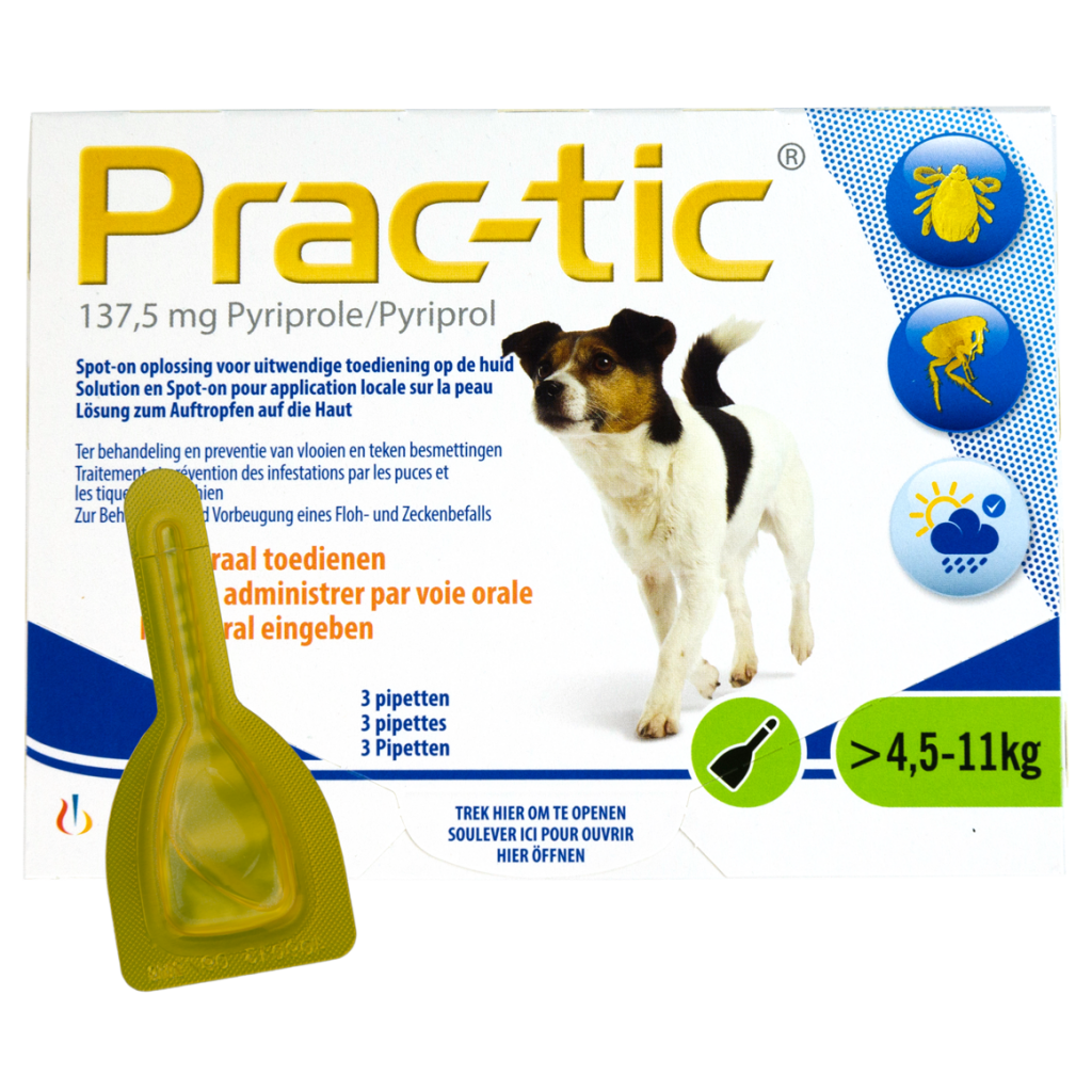 Prac-Tic Teken en vlooien druppels