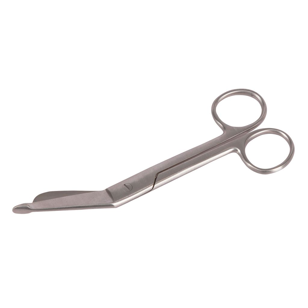 Verbandschaar RVS 145 mm (zonder kartelrand)