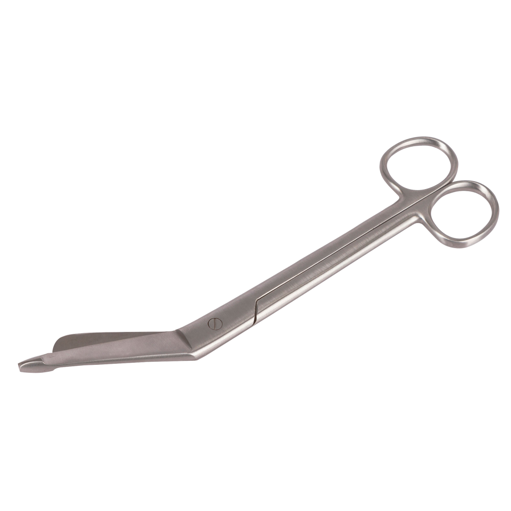 Verbandschaar RVS 145 mm (zonder kartelrand)
