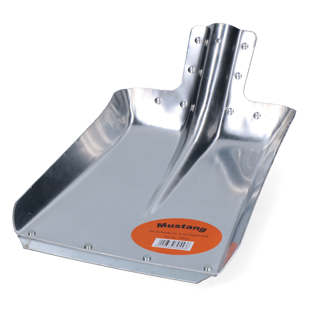 Schop Mustang aluminium los, 27 cm breed