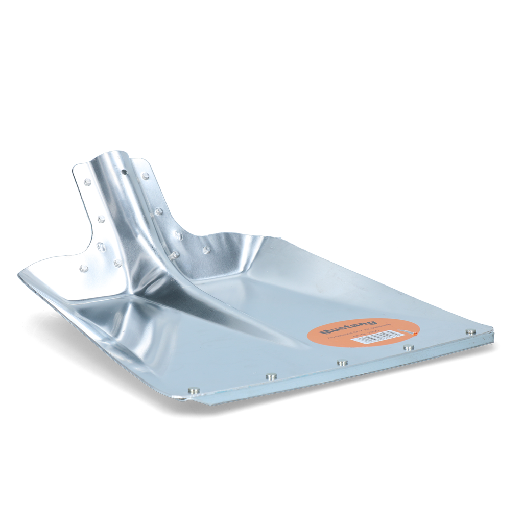 Schop Mustang aluminium los, 27 cm breed