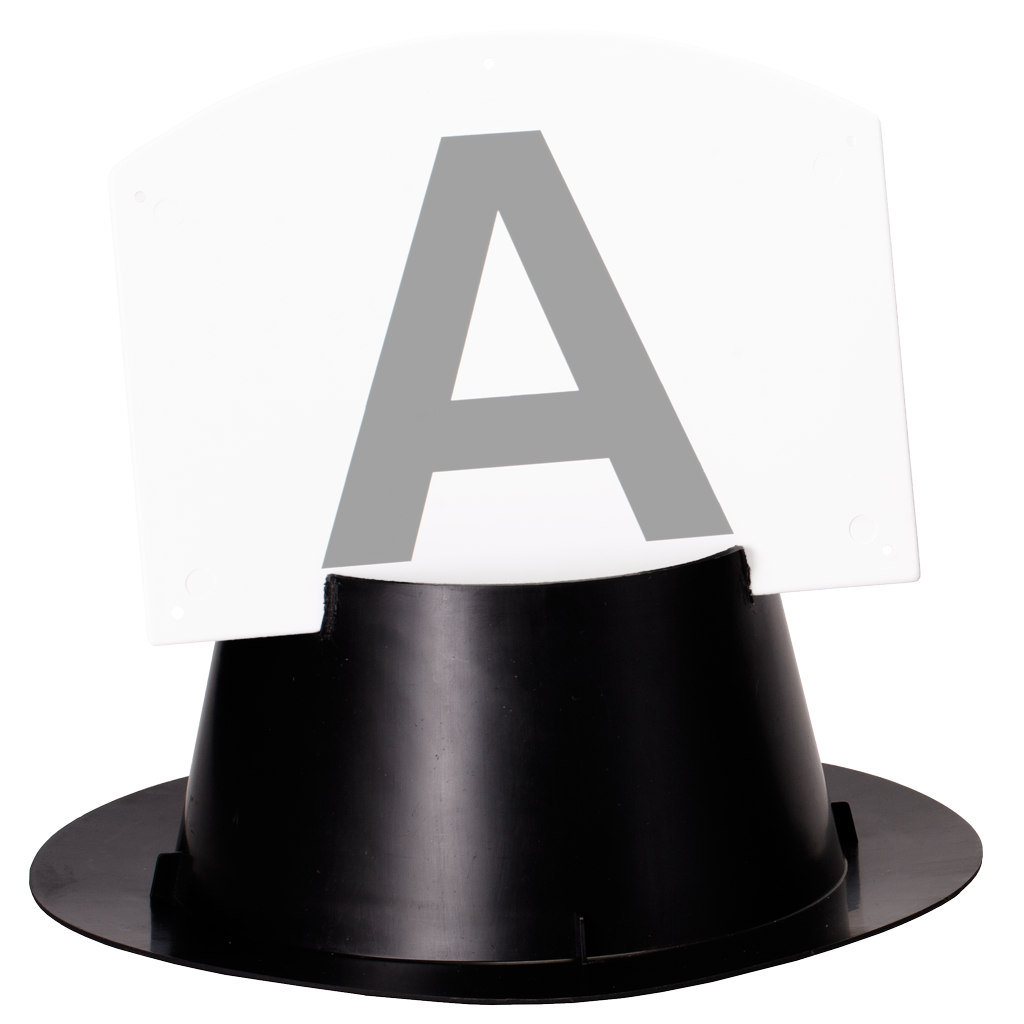 Show Jump houder voor letters en cijfers