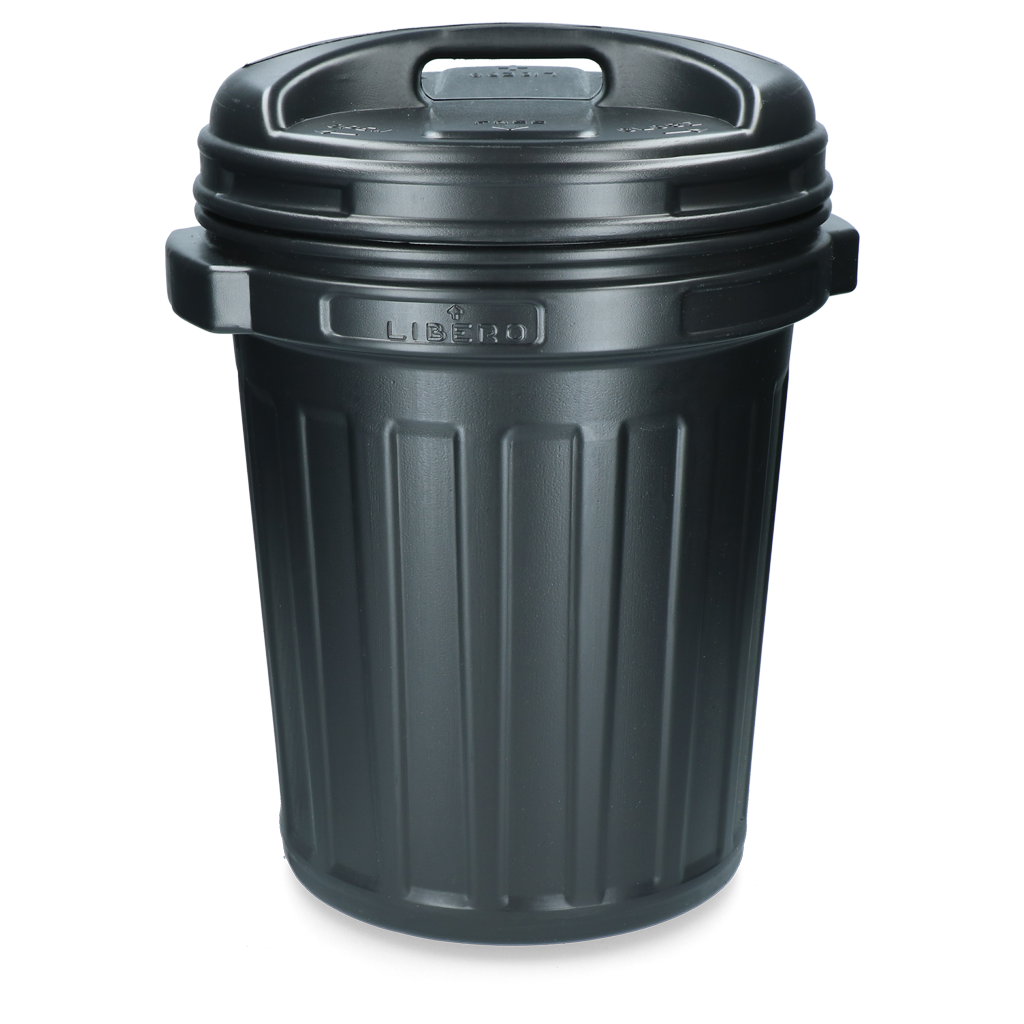 Voerton met draaisluiting 40 liter Black