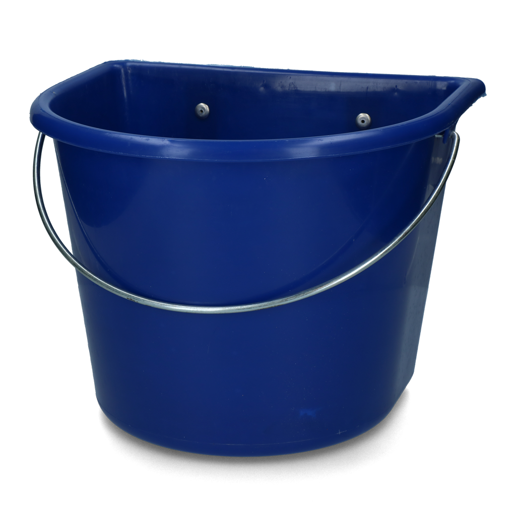 vPlast Voerbak met haken & hengsel 15 l