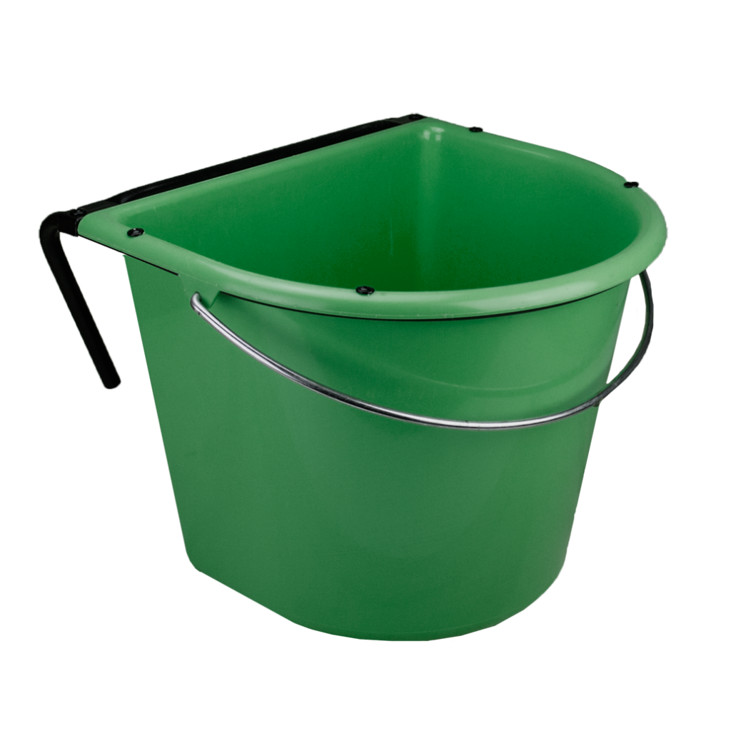 Voerbak 15 l met ophang en hengsel