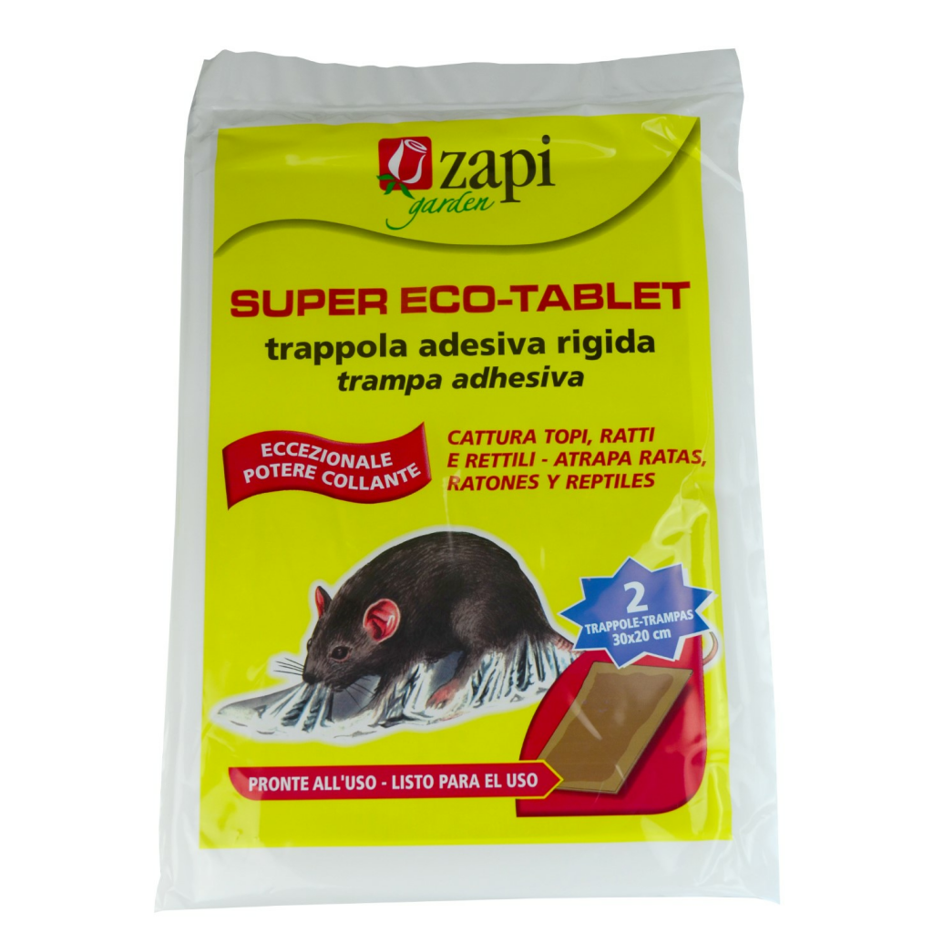 Zapi Super Tablet Rat en Muis Lijmval 19 x 28 cm