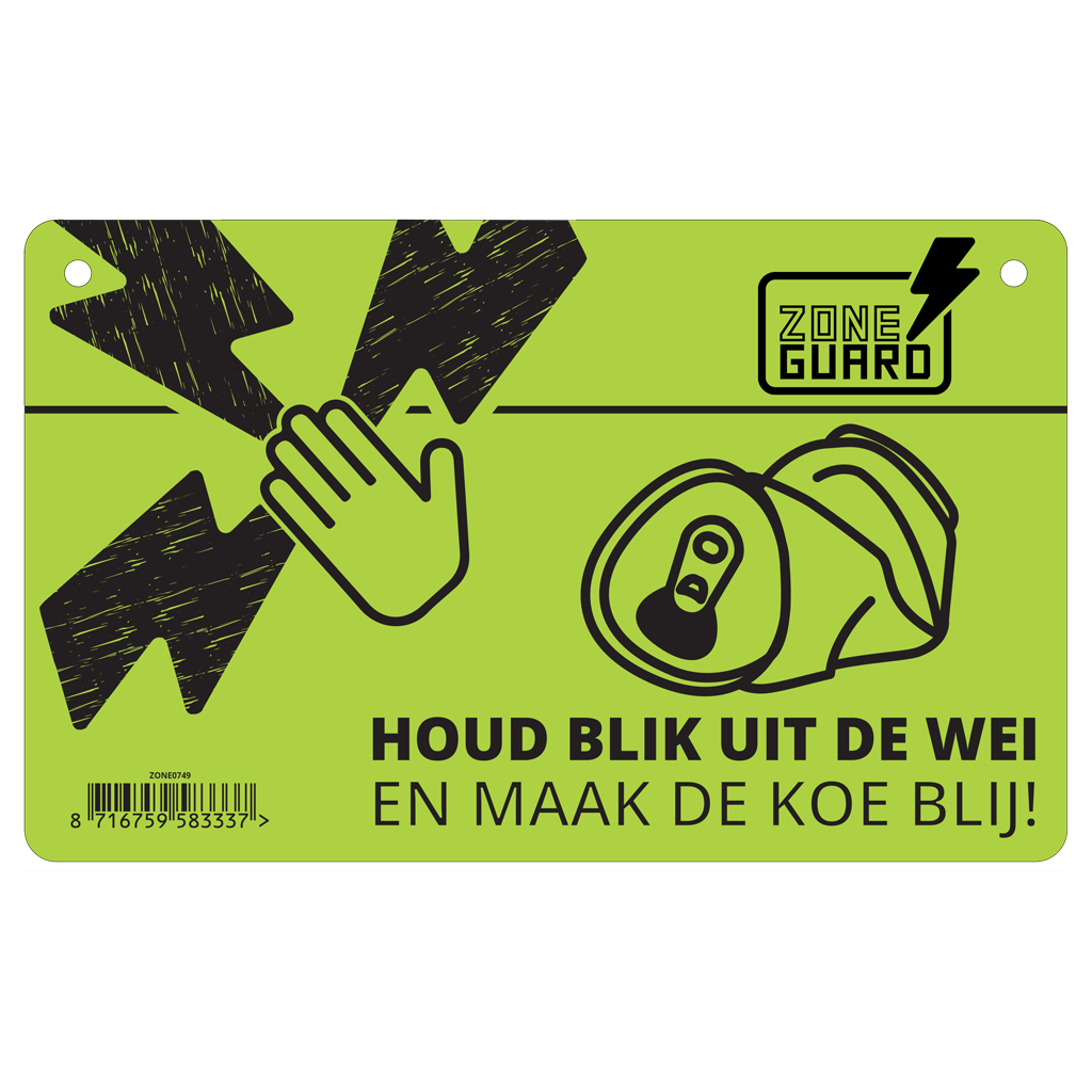 ZoneGuard Waarschuwingsbord